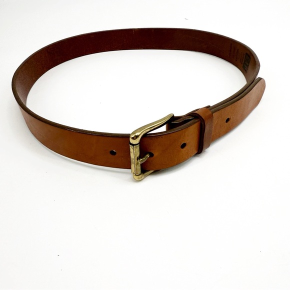 Gap Classic Brown Leather Belt With Square Brads Buckl, Size 32 - Picture 8 of 8